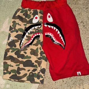 BAPE A Bathing Ape Vintage Y2K Monster Shorts Men’s Size XL